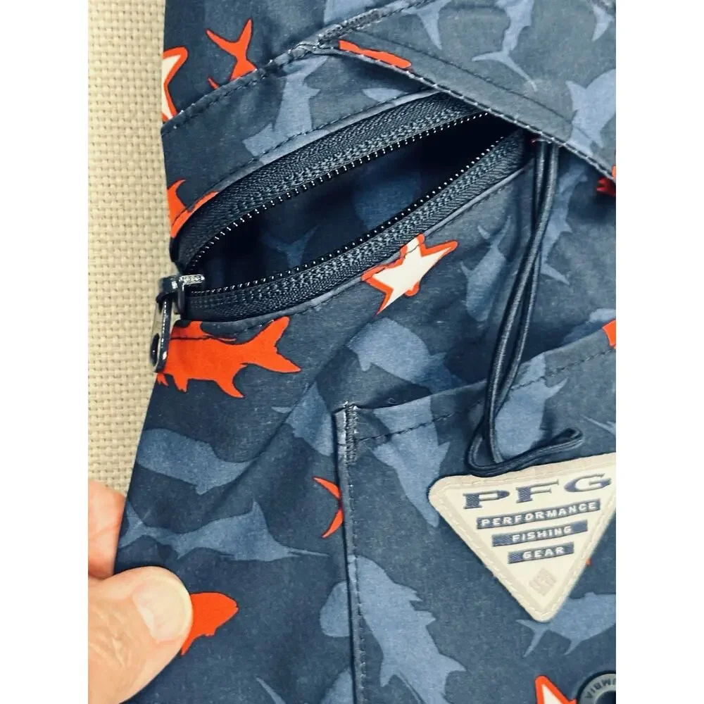 Columbia PFG Board Short Size 30‎ Gamefish Swim Trunk 9”